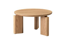 コーヒーテーブル TROCADERO 円型 Φ600 木目 スーパークリア_05083