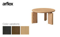 コーヒーテーブル TROCADERO 円型 Φ600 木目 マロンブラウン_05084