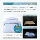 防ダニ 掛け布団カバー シングル 150×210cm【サックスブルー】