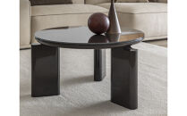 コーヒーテーブル TROCADERO 円型 Φ400 グロッシー仕上げ ダークブラウン_05086