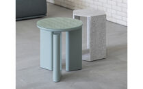 コーヒーテーブル TROCADERO 円型 Φ600 グロッシー仕上げ ペールグリーン_05091