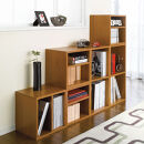 【お得な6個セット】組み合わせ自在なシステムボックス【ライトブラウン】_1300400439_02