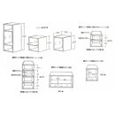 【お得な6個セット】組み合わせ自在なシステムボックス【ライトブラウン】_1300400439_02