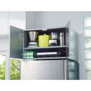 光沢仕上げ・冷蔵庫上ストッカー&nbsp;幅57cm（脚部59cm）【シルバー】_1300400842_03