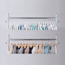 【シリーズ累計100000台突破！】プロ仕様 頑丈ハンガーラック ダブルタイプ・幅90cm_1904000017_00