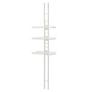 1本脚ですっきり置けるモダンランドリーラック 棚3段 幅60cm奥行31cm【ホワイト】_1904001013_03