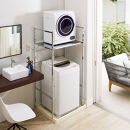 乾燥機も置ける天板頑丈ランドリーラック 幅61～80奥行57高さ155cm_1904001099_00