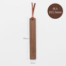 木製しおり スリムタイプ ホオノキ 2本セット おしゃれ スリムタイプ 日本製