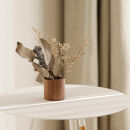 木製キャンドルホルダー&nbsp;チューブ型&nbsp;ウォールナット&nbsp;LEDキャンドル専用