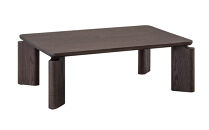 コーヒーテーブル TROCADERO W1000 木目 チャコールグレー_05096