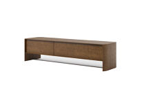 TVボード VISTA W1600 左引出し マロンブラウン_05101