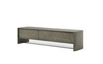 TVボード VISTA W1600 左引出し グレー_05104