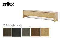 TVボード VISTA W1900 左引出し マロンブラウン_05111