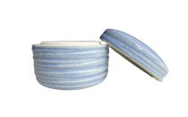 伝統工芸 信楽焼の手元供養 分骨用ミニ骨壺 ここいろ  ブルー