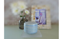 伝統工芸 信楽焼の手元供養 分骨用ミニ骨壺 ここいろ  ブルー