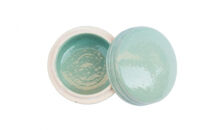 伝統工芸 信楽焼の手元供養 分骨用ミニ骨壺 ここいろ  グリーン