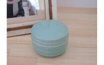 伝統工芸 信楽焼の手元供養 分骨用ミニ骨壺 ここいろ  グリーン