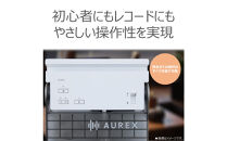 AUREX&nbsp;Bluetooth対応&nbsp;レコードプレーヤー&nbsp;AX-RP10(W)