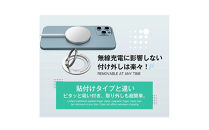 【グレー】マグネットホルダー&nbsp;ホールドリング&nbsp;スマホホルダー&nbsp;iPhoneリングホルダー&nbsp;リングスタンド&nbsp;MagSafe対応&nbsp;非MagSafe機種も使える&nbsp;取り付けやすい&nbsp;落下防止&nbsp;片手操作&nbsp;スマホリング&nbsp;360度回転&nbsp;マグネット式&nbsp;磁石&nbsp;Android&nbsp;iPhone多機種対応