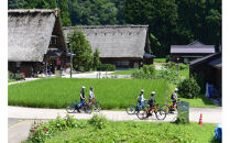 E-bikeで走る！ガイド付きサイクリングツアー ＜世界遺産五箇山サイクリング＞