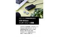 NX-SA1PRO｜CFexpress&nbsp;Type&nbsp;A&nbsp;USB&nbsp;40Gbps&nbsp;カードリーダー