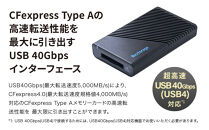 NX-SA1PRO｜CFexpress&nbsp;Type&nbsp;A&nbsp;USB&nbsp;40Gbps&nbsp;カードリーダー