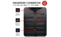 ★Mサイズ★【バッテリーは別売り】&nbsp;電熱ジャケット&nbsp;電熱ベスト&nbsp;ヒーター付きベスト&nbsp;ヒーター内蔵&nbsp;ホットベスト&nbsp;USB加熱&nbsp;バッテリー充電USB給電&nbsp;ヒートジャケット&nbsp;防寒ベスト&nbsp;男女兼用&nbsp;発熱ワイヤ内蔵&nbsp;3段温度調節&nbsp;薄い