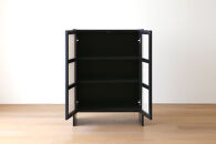 【開梱設置】高野木工&nbsp;ブレス&nbsp;80キャビネット&nbsp;ブラック【10年保証】