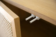 【開梱設置】高野木工&nbsp;ブレス&nbsp;80キャビネット&nbsp;オーク【10年保証】