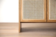 【開梱設置】高野木工&nbsp;ブレス&nbsp;80キャビネット&nbsp;オーク【10年保証】