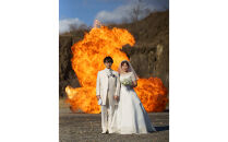 【岩舟爆破フォトウェディング】臨場感溢れる迫力満点のフォトウェディング