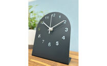 ステンレス&nbsp;置き時計&nbsp;ブラック&nbsp;インテリア&nbsp;モダン&nbsp;スタイリッシュ&nbsp;時計【雑貨&nbsp;日用品&nbsp;人気&nbsp;おすすめ&nbsp;】