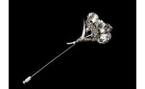 銀細工 ラペルピン【アオバナ】