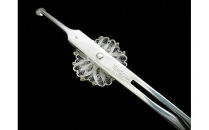 金銀細工かんざし【八重桜花】