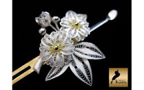 金銀細工かんざし【桜花】