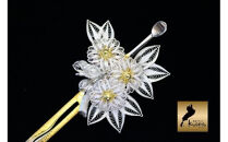 金銀細工かんざし【桜花（大）】