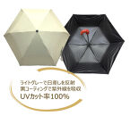 ［ふるさと納税］anon 日傘 根来塗り ライトグレー 紀州漆器アンブレラ 晴雨兼用傘 UVカット率100％ 折りたたみ傘