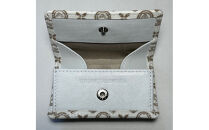 白い甲州印伝「URUSHINASHIKA」コインケース1個