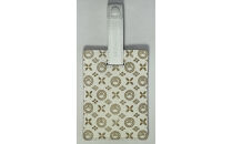 白い甲州印伝「URUSHINASHIKA」カードケース（スライド式）1個