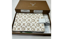 白い甲州印伝「URUSHINASHIKA」カードケース（スライド式）1個