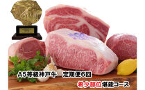 ＜定期便6回＞&nbsp;A５等級神戸牛　希少部位堪能コース&nbsp;【神戸ぐりる工房】ステーキ&nbsp;すき焼き&nbsp;焼肉（隔月でお届け）