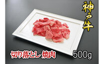 神戸牛&nbsp;焼肉用&nbsp;厚切り落とし&nbsp;&nbsp;500g&nbsp;(BBQ&nbsp;不揃い&nbsp;切り落し&nbsp;訳あり)キングミート