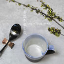 信楽焼 陶器製 ブルーベリー切立マグカップ