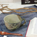 信楽焼 陶器製 丸型スープカップ (古信楽)