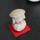 信楽焼&nbsp;陶器製&nbsp;福地蔵&nbsp;置物