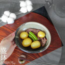 信楽焼 陶器製 たわみ小鉢 (古信楽)