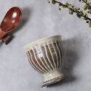 信楽焼 山逢いシリーズ ゴブレット / 立ち湯呑み（白一珍）