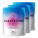 カフェインサプリメント&nbsp;Clear&ZONE&nbsp;クリアゾーン&nbsp;エナジードリンク味&nbsp;ホスファチジルセリン&nbsp;プラズマローゲン&nbsp;100錠入り&nbsp;3袋&nbsp;3ヶ月分
