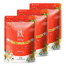 鉄分&nbsp;サプリ&nbsp;ルミエル&nbsp;鉄&nbsp;10mg&nbsp;フェリチン鉄&nbsp;ヘム鉄&nbsp;葉酸&nbsp;栄養機能食品&nbsp;3袋（3ヶ月分）