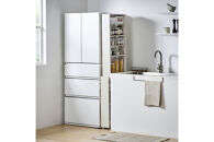 キッチン隙間収納ラック　KSRーH140　ホワイト